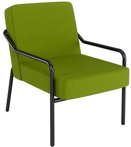 medso powered by PAPERFLOW Sessel MEDSO M grün schwarz Kunststoff, 1 St.