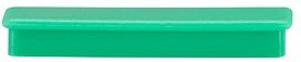 Magnete grün, Kunststoff 2,8 x 5,5 x 0,75 cm, 10 St.