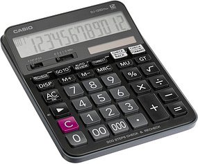 CASIO DJ-120D Plus Tischrechner schwarz