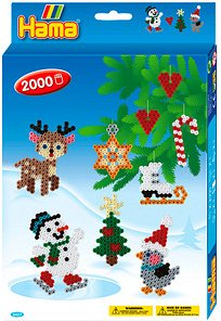 Hama® Bügelperlen Set Weihnachten mehrfarbig