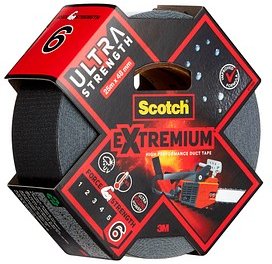 Thumbnail - Scotch Extremium™ Ultra Strength Gewebeband schwarz 48,0 mm x 25,0 m 1 Rolle
