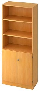 HAMMERBACHER Regalschrank Gradeo, V6770/6/6/SG buche 80,0 x 42,0 x 200,4 cm, 1 St.