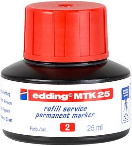 Thumbnail - edding Nachfülltinte MTK 25 rot