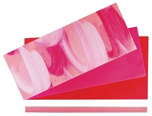 Rayher Wachsfolien pink/rot, 1 Pack