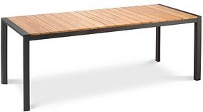 BEST Gartentisch Paros braun rechteckig 210,0 x 90,0 x 76,0 cm