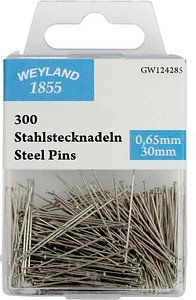 WEYLAND 1855 Stecknadeln Stahl silber, 300 St.