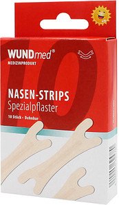 WUNDmed® Pflaster Nasen-Strips 02-096 beige 1,9 x 6,6 cm, 10 St.