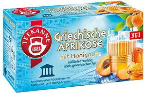 TEEKANNE Griechische Aprikose Tee 20 Portionen