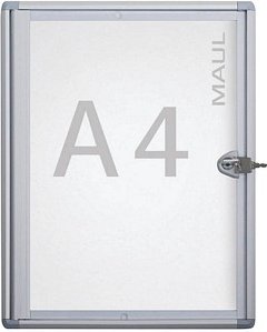 MAUL Schaukasten Extraslim grau 1x DIN A4, 1 St.