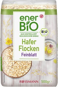 enerBiO Bio Feinblatt Haferflocken 500,0 g