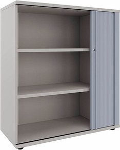 fm Rollladenschrank lichtgrau 2 Fachböden 100,0 x 44,2 x 113,3 cm