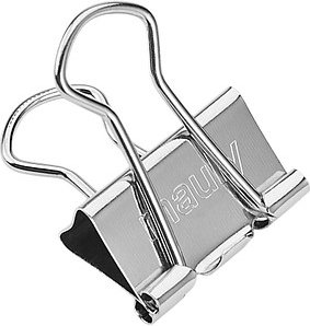 12 MAUL Foldbackklammern silber 1,9 cm