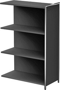 Kerkmann Aktenregal Lago anthrazit 78,0 x 38,0 x 115,0 cm, 1 St.