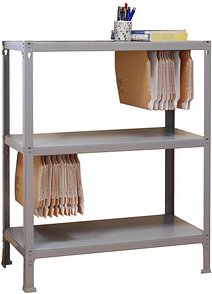 Thumbnail - Simonrack Schwerlastregal FILECLICK PLUS 3 8435104939390 grau 100,0 x 36,0 x 90,0 cm