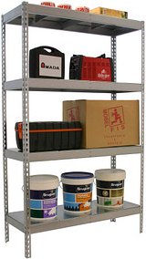 Thumbnail - Simonrack Schwerlast-Weitspannregal SIMONFORTE 8425437081897 silber 210,0 x 60,0 x 200,0 cm