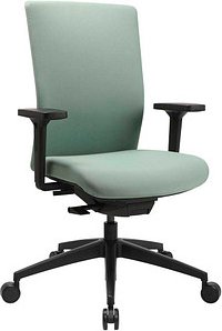 Thumbnail - Topstar Bürostuhl Sitness AirWork G, PA40OMT5MT5 Stoff grün, Gestell schwarz