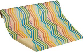 JUNG SCHÖNER VERPACKEN Geschenkpapier Prisma Streifen mehrfarbig, 20,0 m