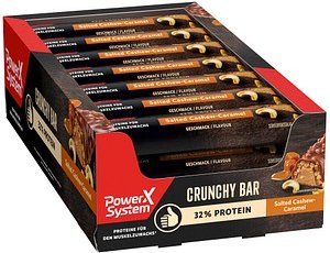 Power System CRUNCHY BAR 32 % Proteinriegel 21 St.