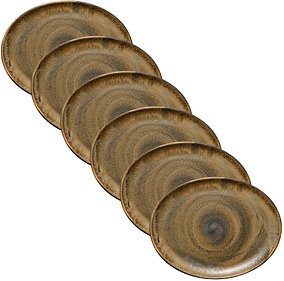 Thumbnail - 6 HEART & SOUL Servierplatten Perfect Match Cumin hellbraun 36,0 x 28,0 cm