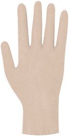 Thumbnail - Meditrade® unisex Einmalhandschuhe Copolymed® beige Größe S, 50 Paar