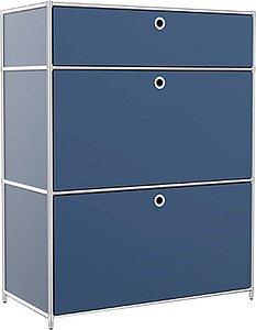 viasit System4 Schubladenschrank violettblau 1 Schublade 77,9 x 40,4 x 99,35 cm, 1 St.