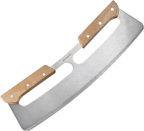 Thumbnail - WESTMARK Wiegemesser silber, braun, Klinge: 35,5 cm, 1 St.