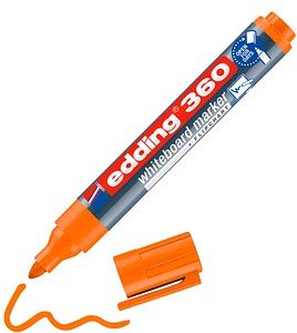 edding 360 Whiteboard-Marker orange 1,5 - 3,0 mm, 1 St.