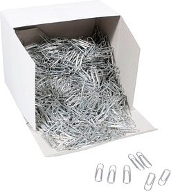 Printus Büroklammern silber glanzverzinkt, 2.000 St.
