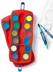 Thumbnail - FABER-CASTELL CONNECTOR Wasserfarbkasten 24 Farben