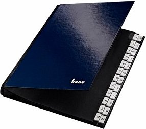 bene Pultordner A-Z blau