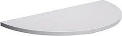 Thumbnail - SODEMATUB Verbindungsplatte lichtgrau, halbrund 80,0 x 40,0 x 1,9 cm