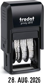 trodat Datumstempel printy-dater 4810 selbstfärbend schwarz, 1 St.