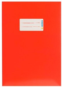 HERMA Heftumschlag rot Papier DIN A5