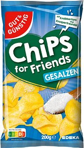 GUT&GÜNSTIG Salz Chips 200,0 g