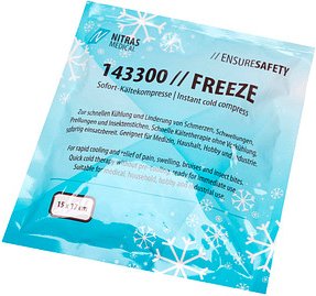 NITRAS MEDICAL Kühlpad FREEZE 143300 blau 15,0 x 17,0 cm, 1 St.