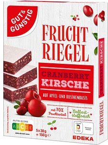 GUT&GÜNSTIG Fruchtriegel 5 Riegel