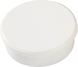 Thumbnail - DAHLE Magnete weiß, Kunststoff Ø 3,8 cm, 10 St.