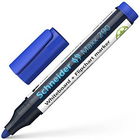 Schneider Maxx 290 Whiteboard- und Flipchart-Marker blau 2,0 - 3,0 mm, 1 St.