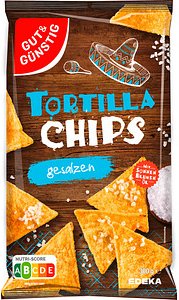 GUT&GÜNSTIG Tortilla gesalzen Chips 300,0 g