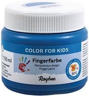 Rayher Fingerfarbe echtblau 150,0 ml, 1 St.