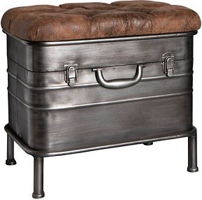 Thumbnail - HAKU Möbel Sitzbank 13811 anthrazit, braun Metall 51,0 cm