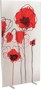 Thumbnail - PAPERFLOW Trennwand easyScreen Garden Factory, 61147 bunt 94,0 x 173,4 cm