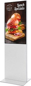 Showdown® Displays Digitales Totem Smart Line Infostele mit LED-Display, weiß, 108,0 cm (43 Zoll)