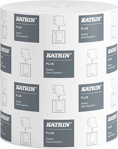 KATRIN Handtuchrollen Plus System M3 3-lagig weiß, 6 Rollen