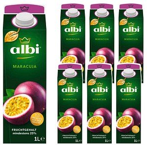 albi® Fruchtnektar Maracuja 6x 1,0 l