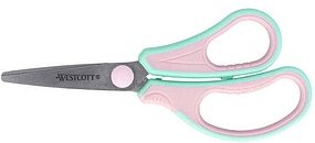 WESTCOTT Kinderschere GRIPEEZE rosa/grün 14,0 cm