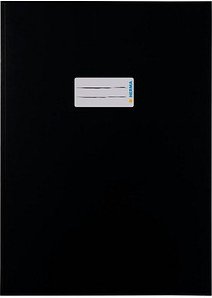 HERMA Heftumschlag schwarz Papier A4