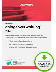 LEXWARE Anlagenverwaltung 2025 Software Vollversion (Download-Link)