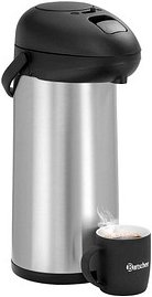 Bartscher Isolierkanne 5L schwarz, silber 5,0 l