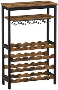 SONGMICS Weinregal vintage-braun 66,0 x 30,0 x 100,0 cm